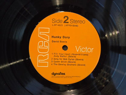 DAVID BOWIE HUNKY DORY 1P ORANGE LABEL