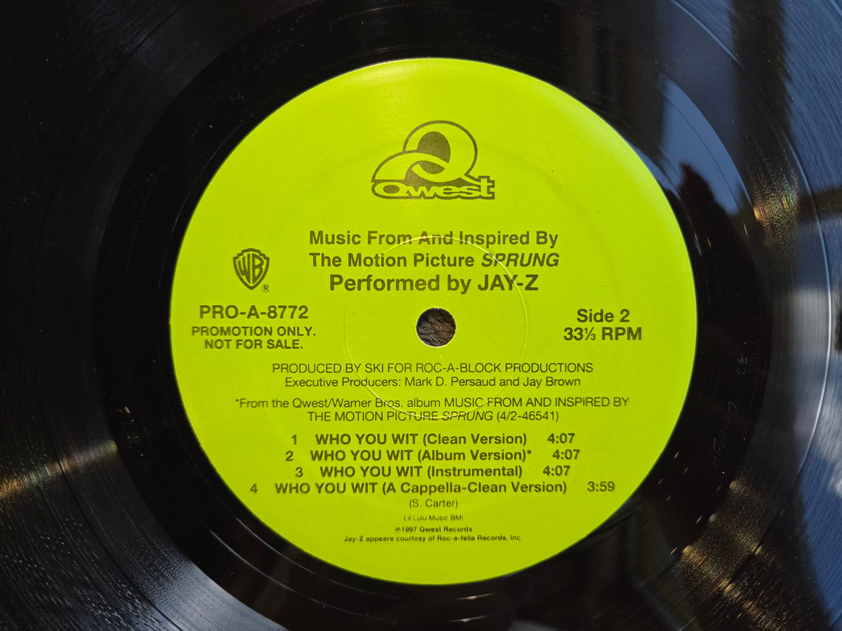JAY Z WHO YOU WIT PROMO 12"