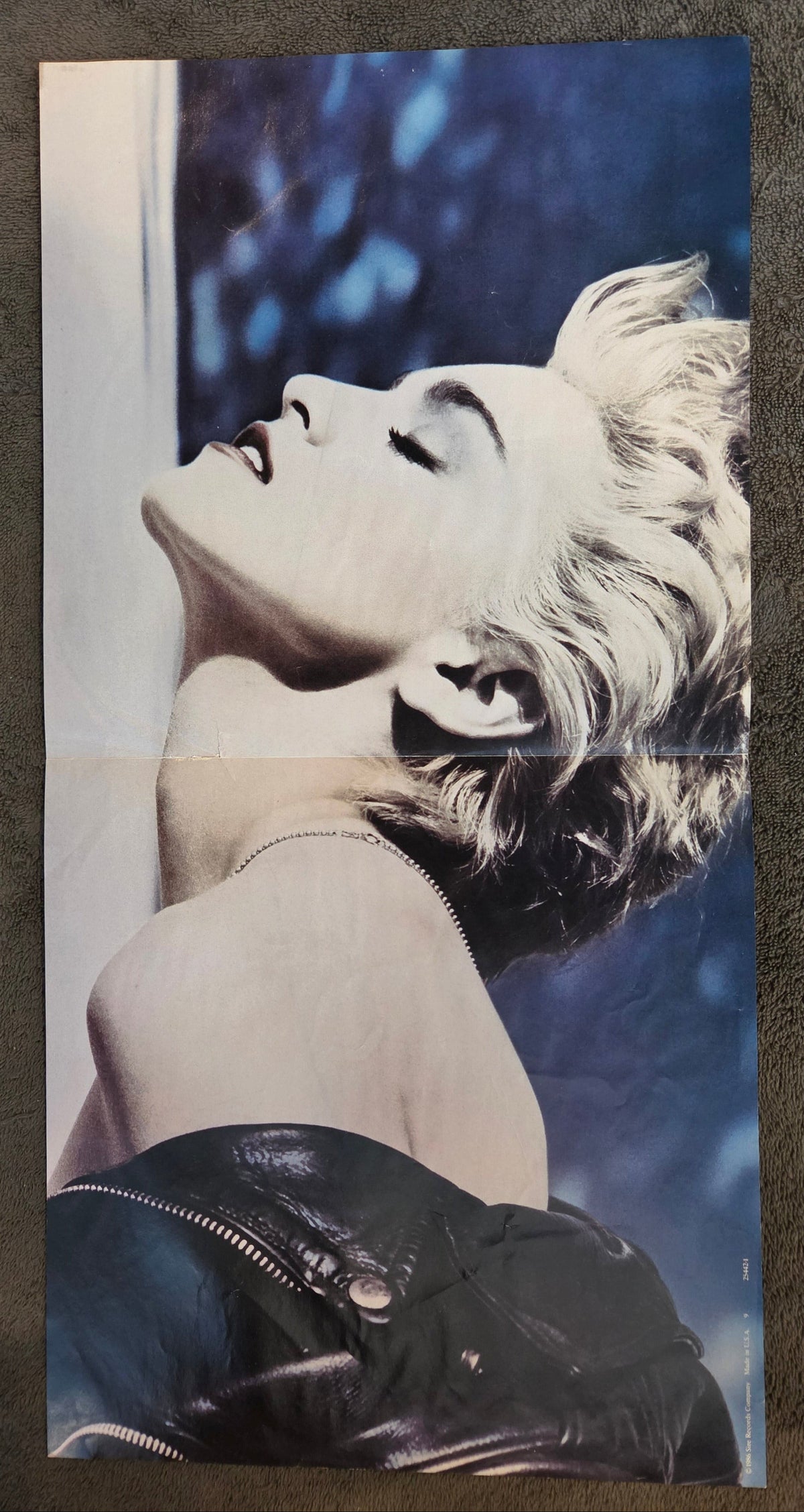MADONNA TRUE BLUE W/ POSTER