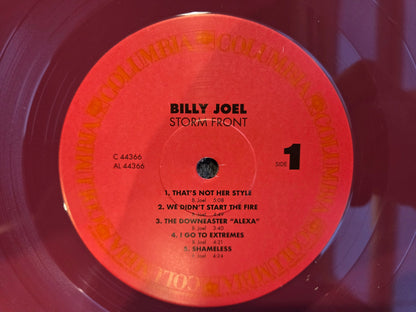 BILLY JOEL STORM FRONT RED