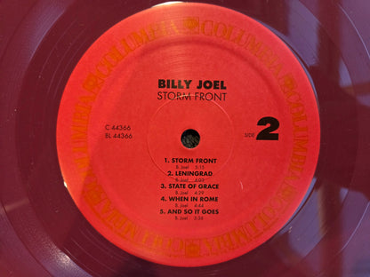 BILLY JOEL STORM FRONT RED