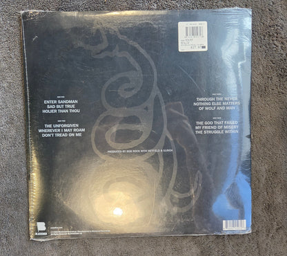METALLICA THE BLACK ALBUM 180G RM NEW