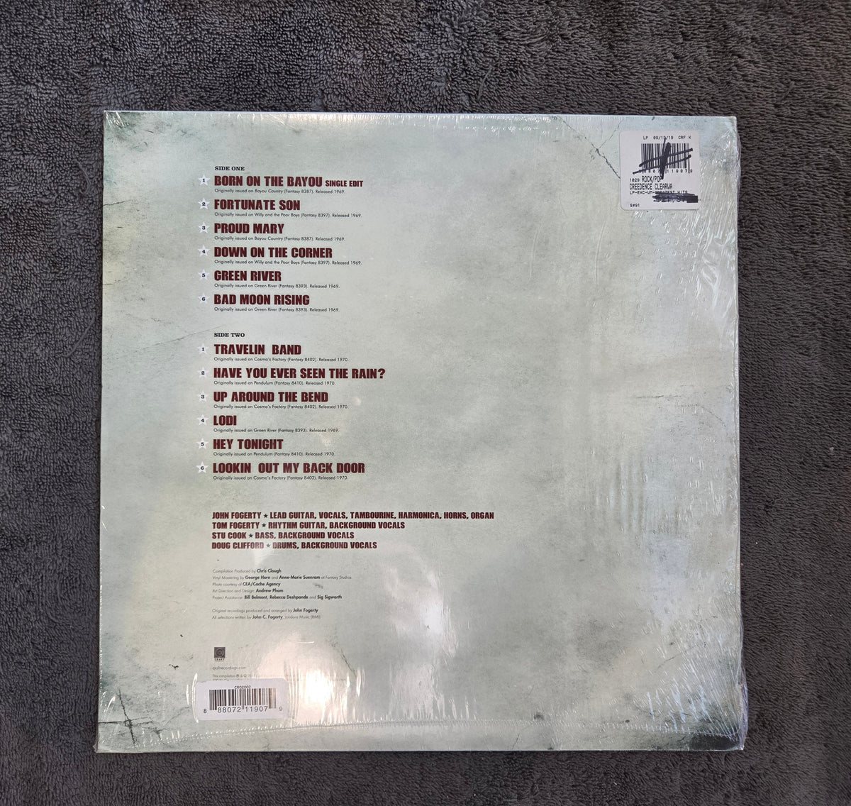 CREDENCE CLEARWATER REVIVAL GREATEST HITS