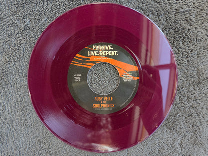 RUBY VELLE & THE SOULPHONICS BROKEN WOMAN PS MAGENTA 7"