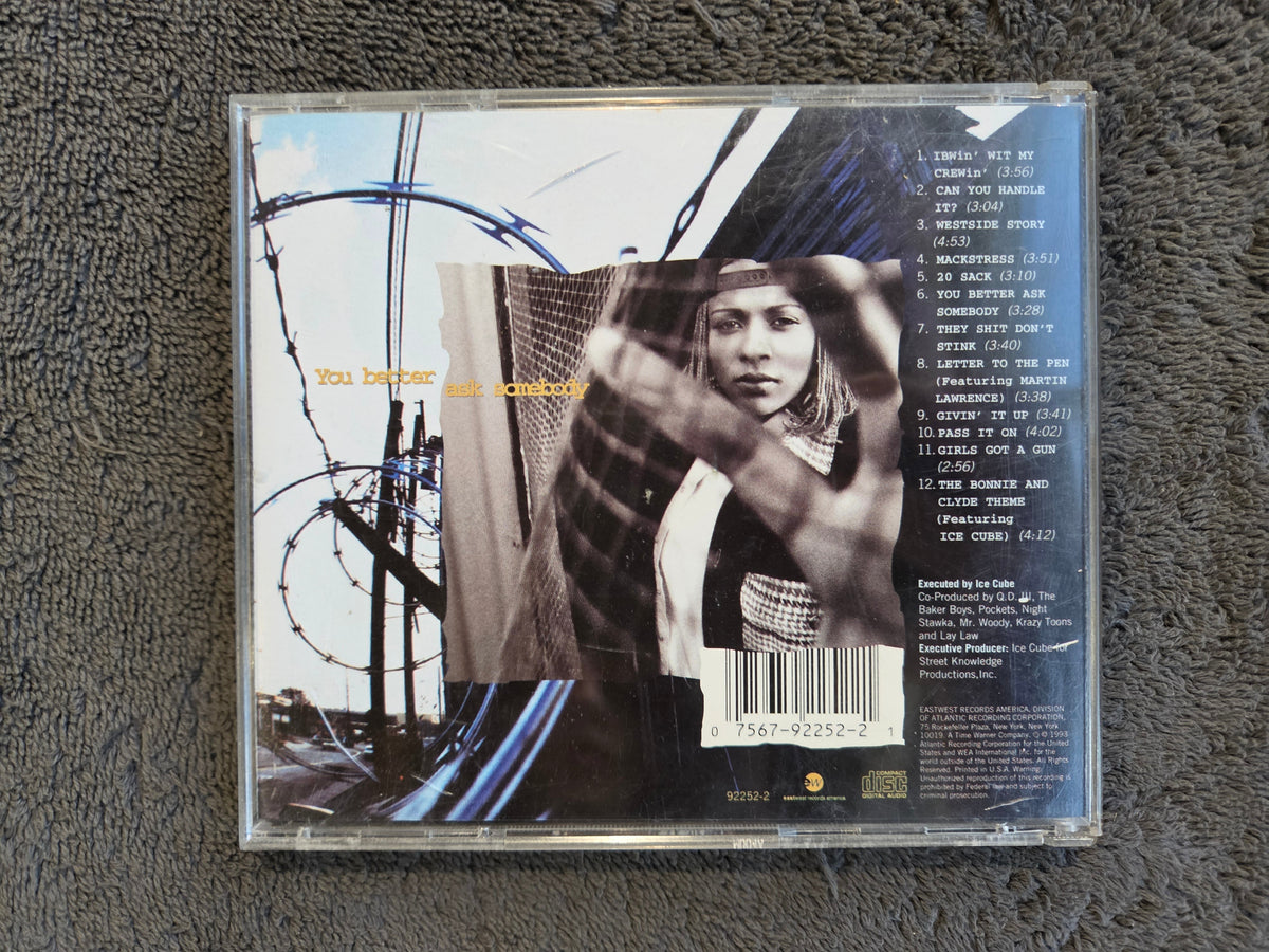 YO-YO YOU BETTER ASK SOMEBODY CD