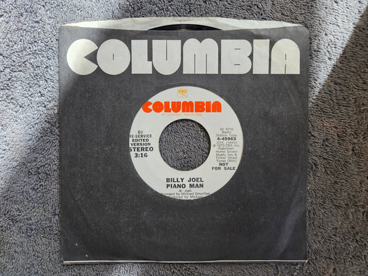 BILLY JOEL PIANO MAN WHITE LABEL PROMO MONO COLUMBIA 4-45963 WLP