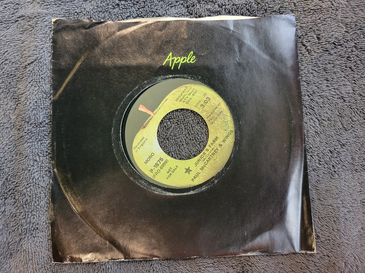 PAUL MCCARTNEY JUNIOR'S FARM MONO PROMO LONG SHORT VERSION P-1875 PRO-6999