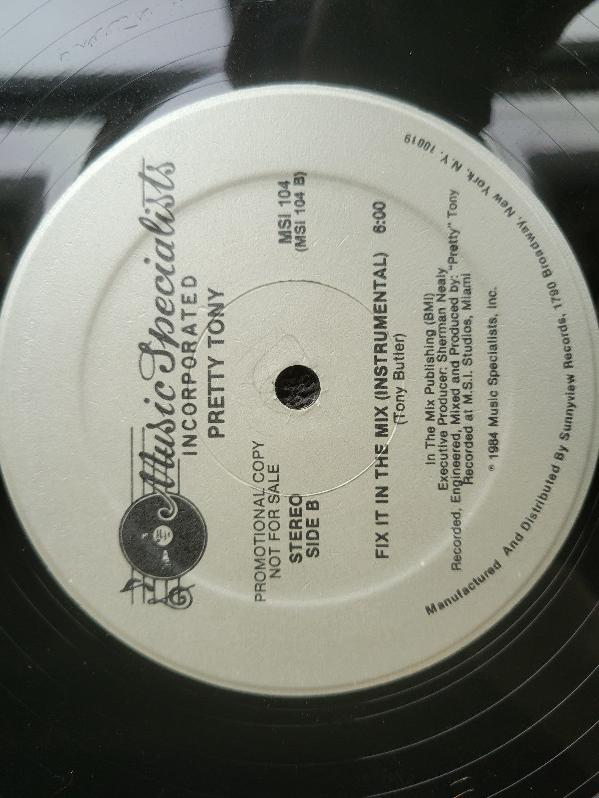 PRETTY TONY FIX IT IN THE MIX MUSIC SPECIALISTS