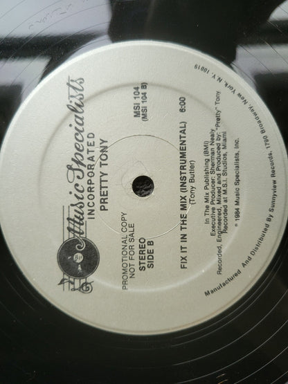 PRETTY TONY FIX IT IN THE MIX MUSIC SPECIALISTS