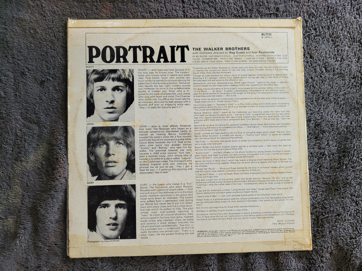 WALKER BROTHERS PORTRAIT UK IMPORT MONO SCOTT