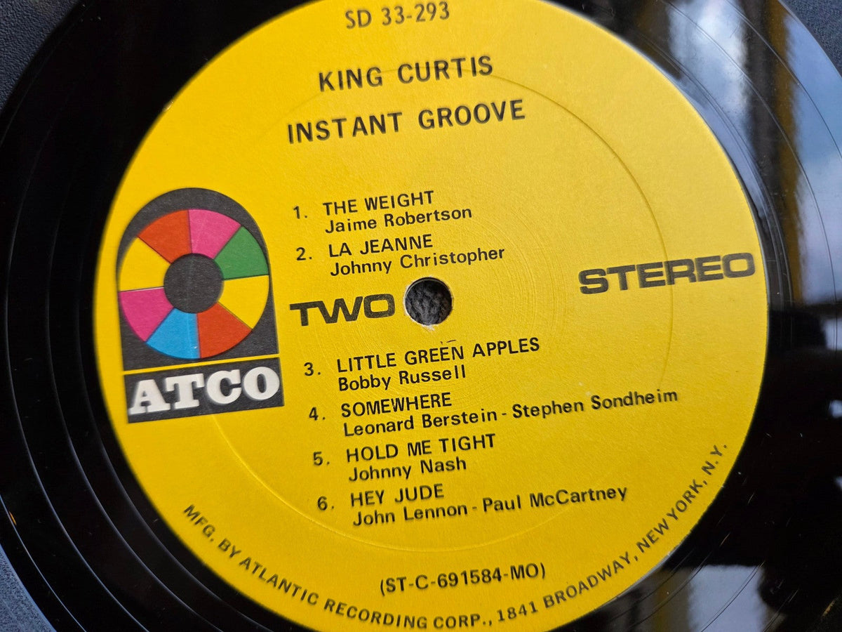 KING CURTIS INSTANT GROOVE ATCO SD 33-293