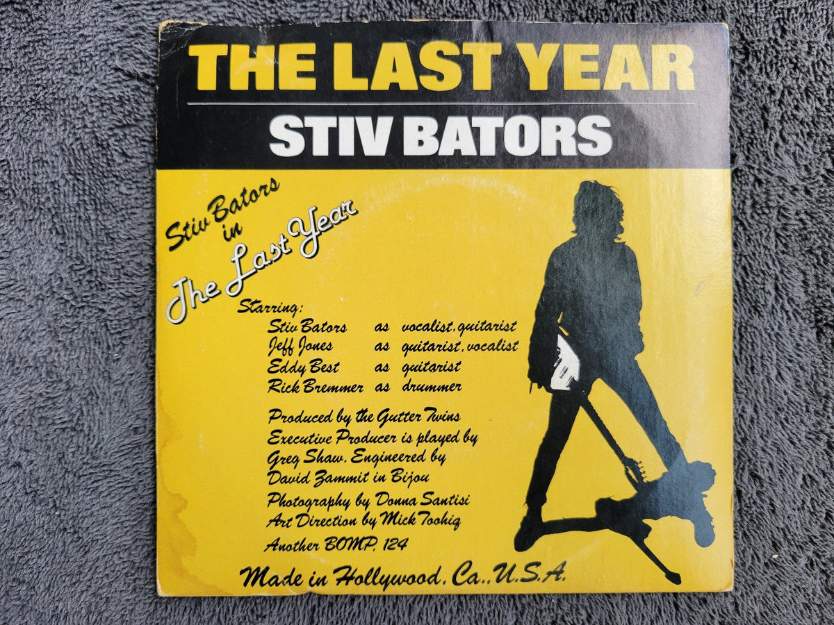 STIV BATORS ITS COLD OUTSIDE THE LAST YEAR BOMP SMALL HOLE DEAD BOYS PS
