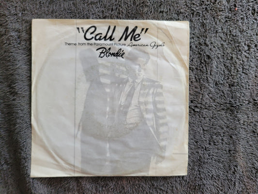 BLONDIE CALL ME IMPORT NETHERLANDS GIORGIO MORODER PS PICTURE SLEEVE