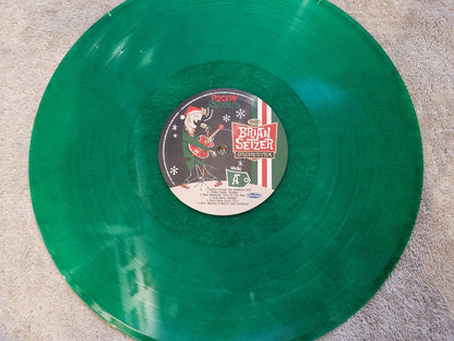 BRIAN SETZER ORCHESTRA ROCKIN RUDOLPH GREEN VINYL STRAY CATS
