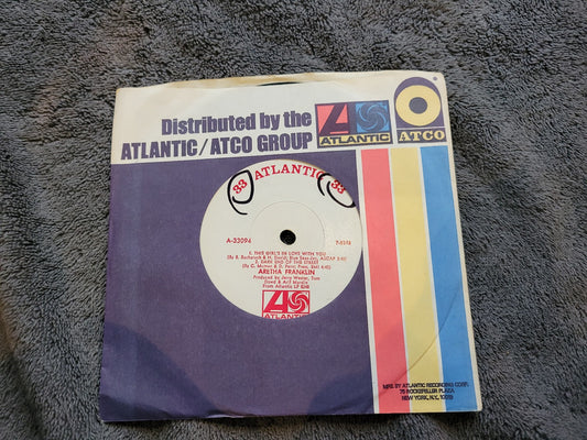 ARETHA FRANKLIN THIS GIRLS IN LOVE WITH YOU EP WHITE LABEL PROMO A-33094