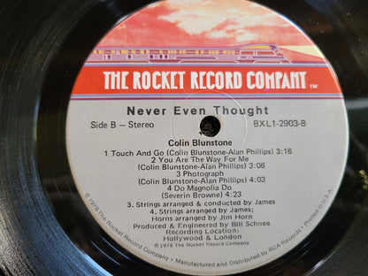 COLIN BLUNSTONE NEVER EVEN THOUGHT AUTOGRAPHED