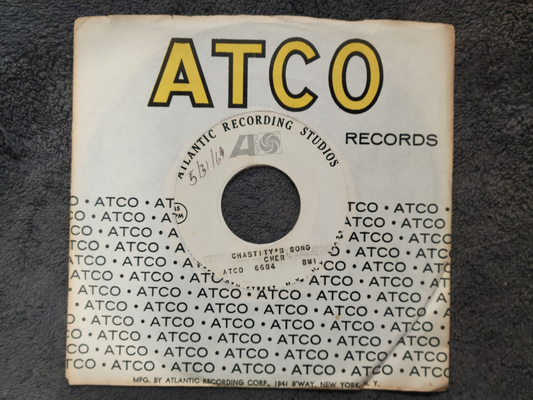CHER CHASTITY'S SONG TEST PRESSING 7"