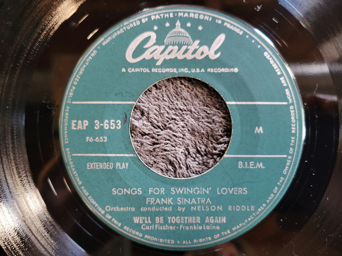 FRANK SINATRA SONGS FOR SWINGING LOVERS IMP 7"