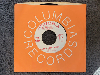 TIM ROSE I GOT A LONELINESS I'M GONNA BE STRONG WHITE LABEL PROMO WLP 4-43958
