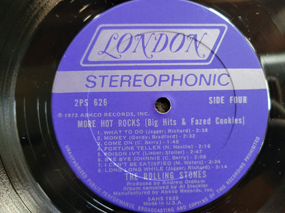 ROLLING STONES MORE HOT ROCKS GATEFOLD STEREO LONDON BLUE LABEL INNER SLEEVES