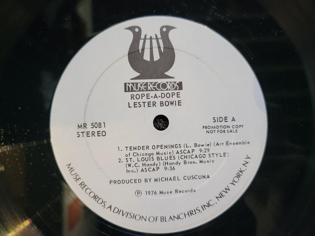 LESTER BOWIE ROPE A DOPE MUSE WHITE LABEL PROMO WLP
