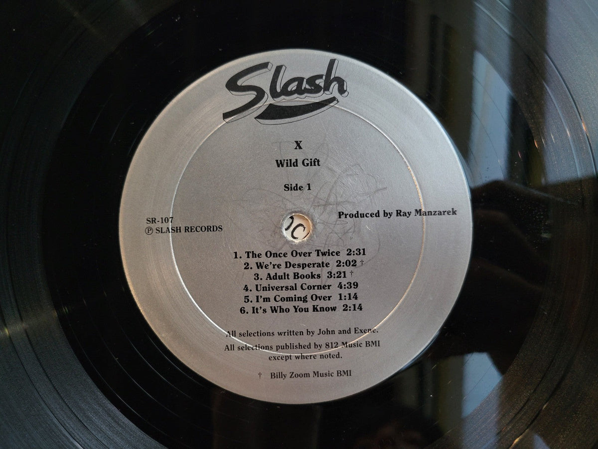 X WILD GIFT FIRST PRESSING SLASH RECORDS