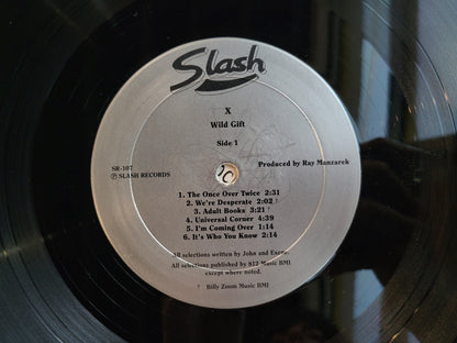 X WILD GIFT FIRST PRESSING SLASH RECORDS