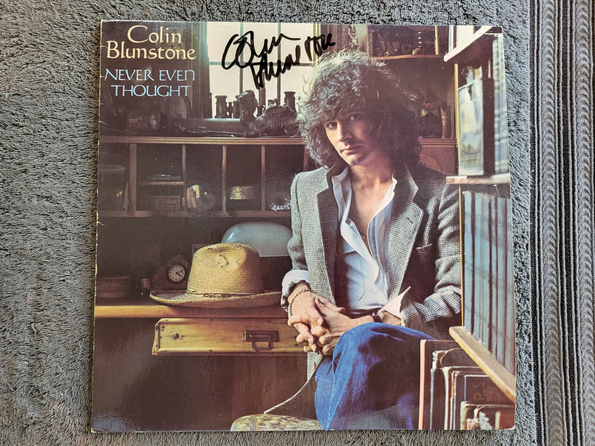 COLIN BLUNSTONE NEVER EVEN THOUGHT AUTOGRAPHED