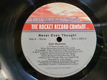 COLIN BLUNSTONE NEVER EVEN THOUGHT AUTOGRAPHED