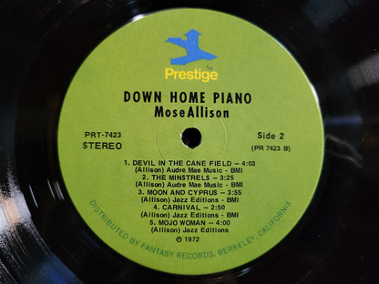 MOSE ALLISON DOWN HOME PIANO
