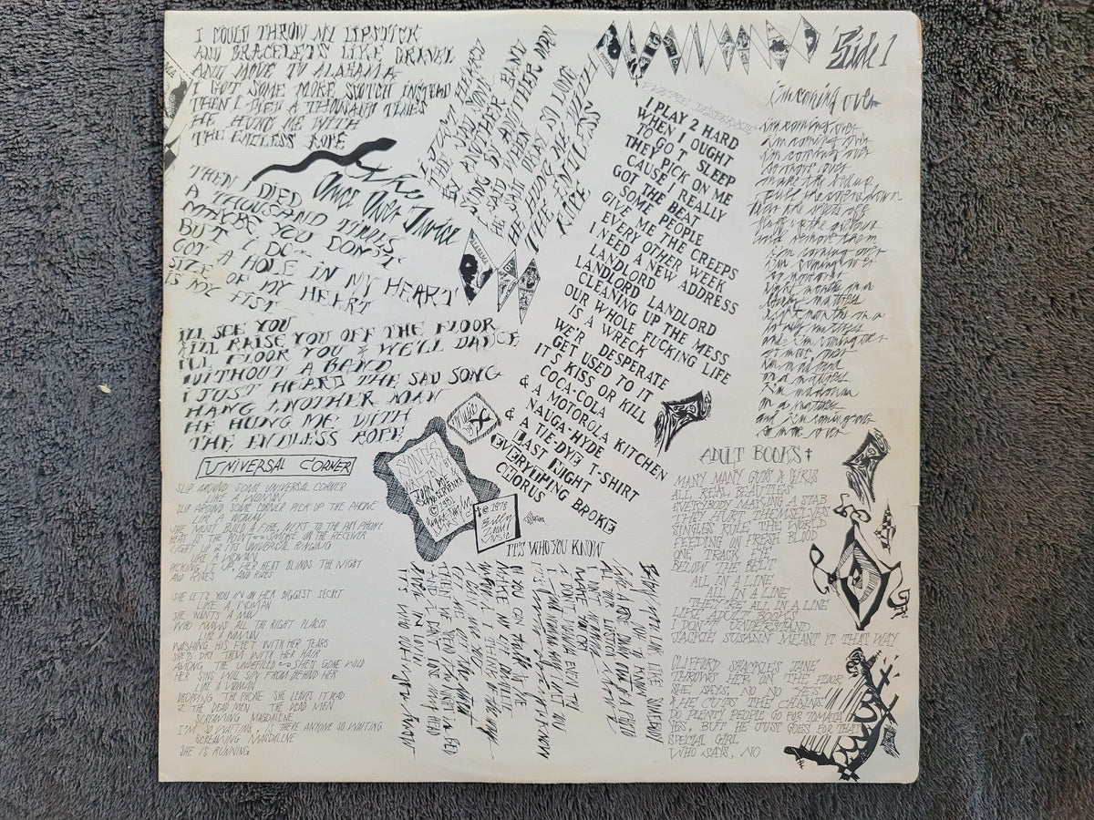 X WILD GIFT FIRST PRESSING SLASH RECORDS