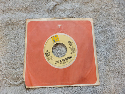 BEACH BOYS TEARS IN THE MORNING  ITS ABOUT TIME 7"