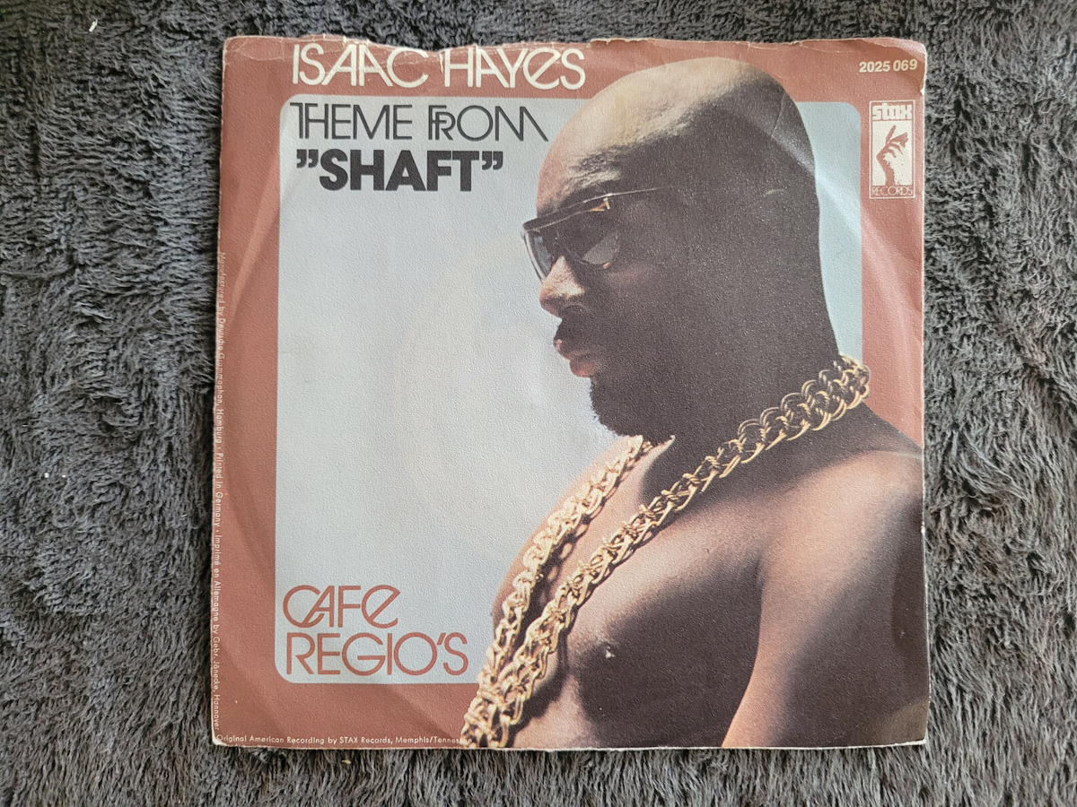 ISAAC HAYES THEME FROM SHAFT GERMAN IMPORT STAX 7"