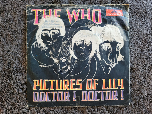 WHO PICTURES OF LILY DOCTOR DOCTOR IMPORT PS PICTURE SLEEVE