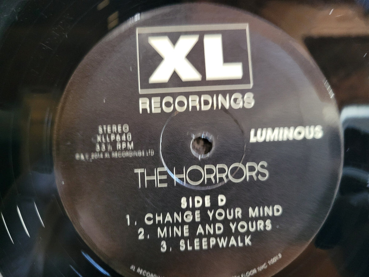 LUMINOUS THE HORRORS XL RECORDINGS 2LP W/ INSERT