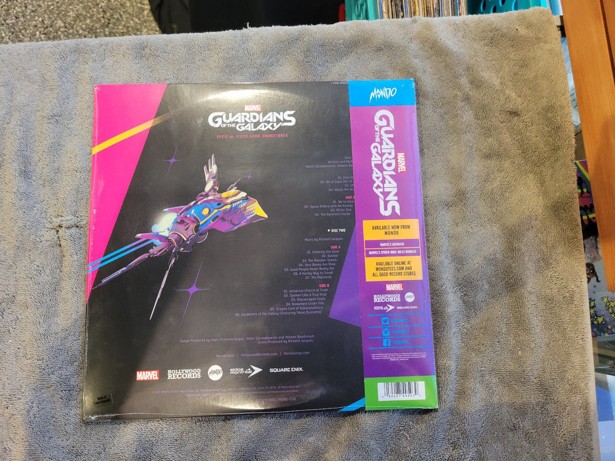 MARVEL GUARDIANS OF THE GALAXY ORIGINAL SOUNDTRACK NEW SEALED COLORED VINYL