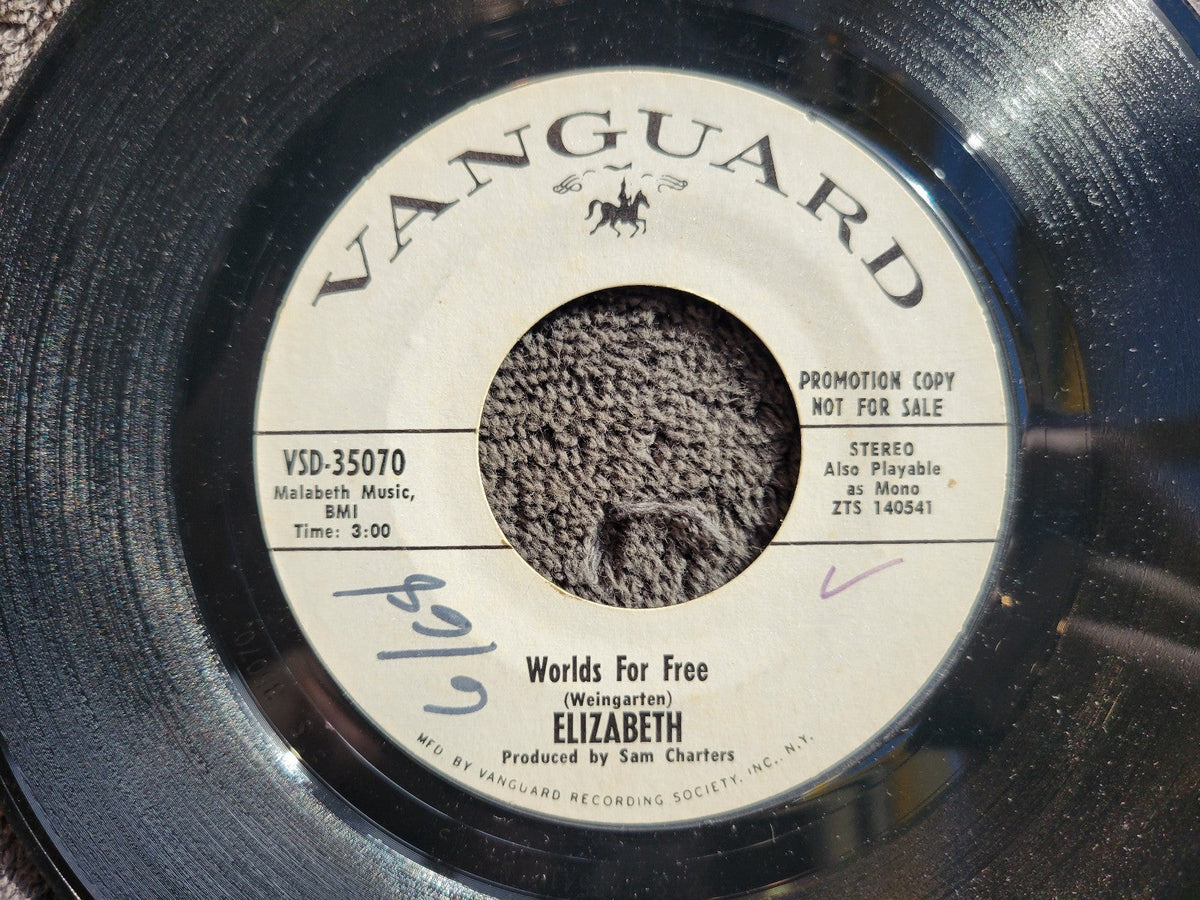 ELIZABETH MARY ANNE WHITE LABEL PROMO PICTURE SLEEVE WLP VANGUARD