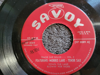 MORRIS LANE TENOR SAX 7" SAVOY