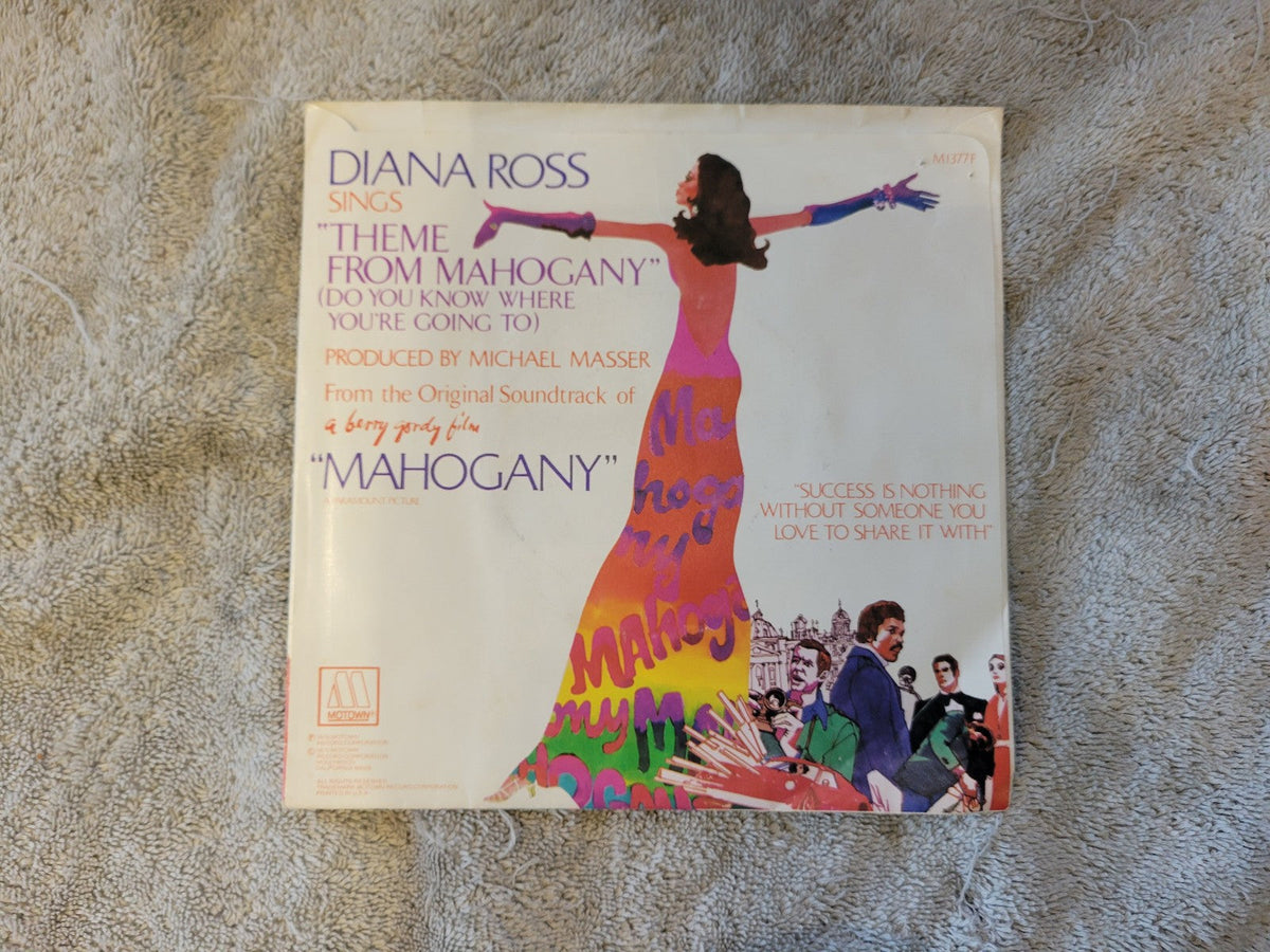 DIANA ROSS THEME FROM MAHOGANY WHITE LABEL PROMO YELLOW VINYL MOTOWN M1377F