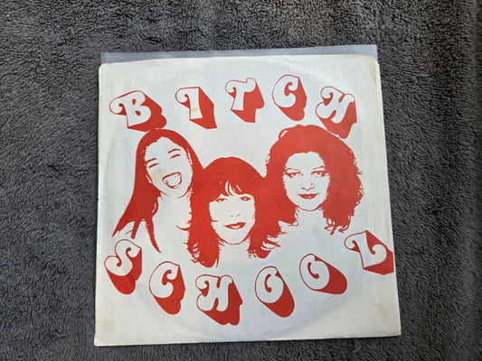 BITCHSCHOOL EP SELF TITLED LIPSTICK LIP #003 RIOT GRRL BITCH SCHOOL S/T