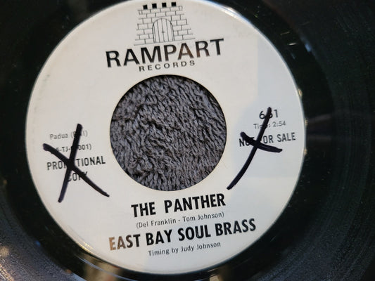 EAST BAY SOUL BRASS THE PANTHER WHITE LABEL PROMO LET'S GO LET'S GO RAMPART 661