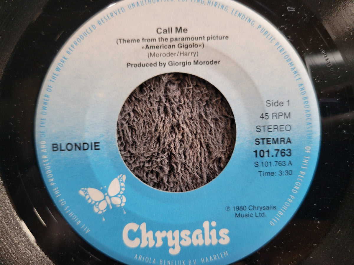 BLONDIE CALL ME IMPORT NETHERLANDS GIORGIO MORODER PS PICTURE SLEEVE