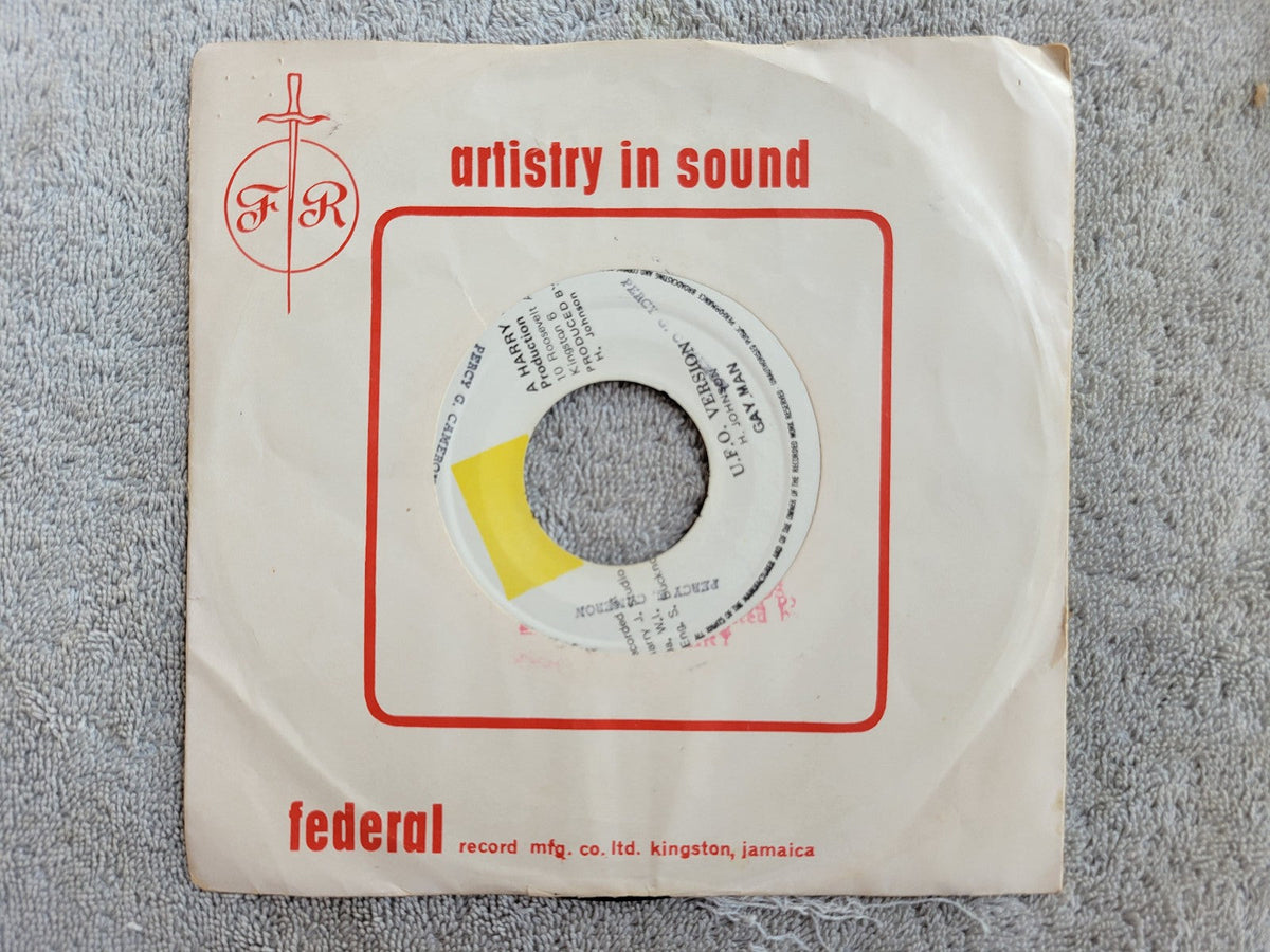 GAY MAN UFO WHITE LABEL PROMO JAMAICA REGGAE IMPORT