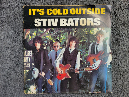 STIV BATORS ITS COLD OUTSIDE THE LAST YEAR BOMP SMALL HOLE DEAD BOYS PS