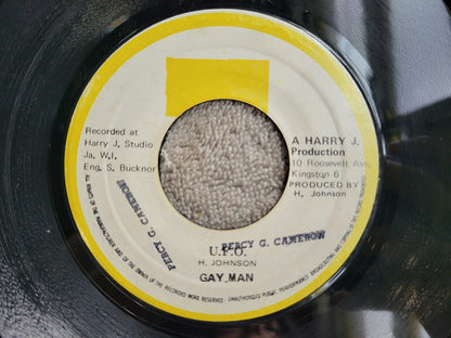 GAY MAN UFO WHITE LABEL PROMO JAMAICA REGGAE IMPORT