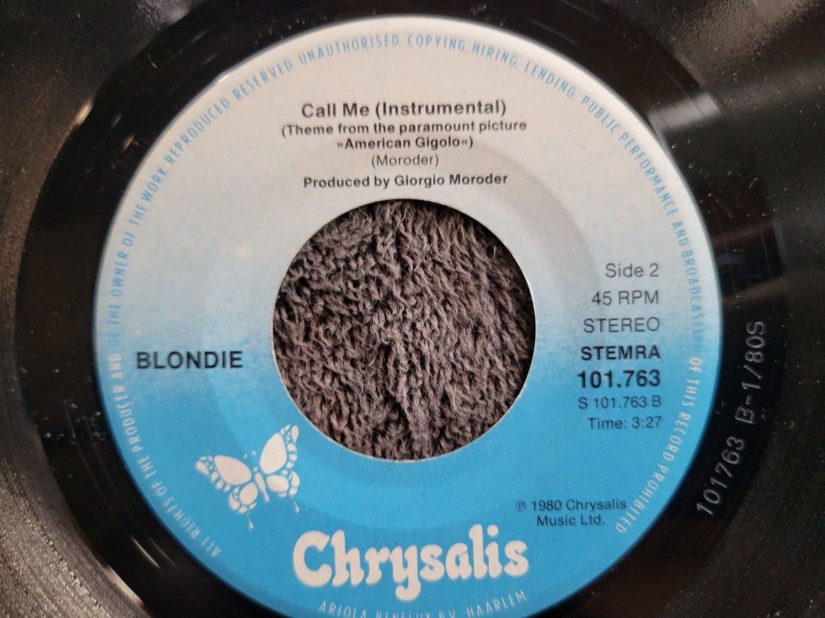 BLONDIE CALL ME IMPORT NETHERLANDS GIORGIO MORODER PS PICTURE SLEEVE