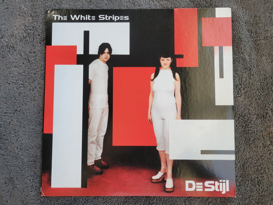 WHITE STRIPES DE STIJL LIM ED RED WHITE SPLIT VINYL