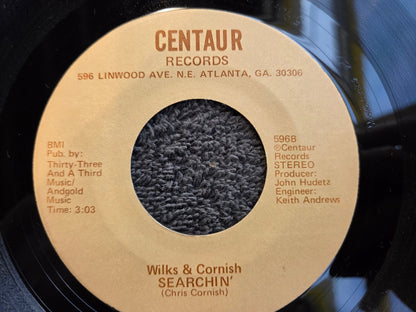 WILKS & CORNISH MY CAR WONT START PICTURE SLEEVE CENTAUR 596 ATLANTA GARAGE ROCK