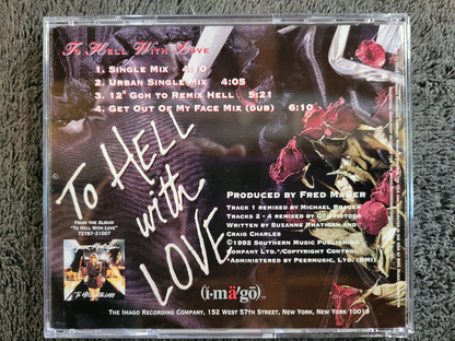 SUZANNE RHATIGAN TO HELL WITH LOVE PRESS KIT BOX CD VHS CASSETTE PROMO