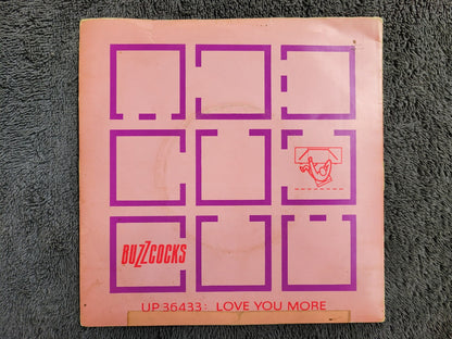 BUZZCOCKS LOVE YOU MORE NOISE ANNOYS UK IMP PS 7"